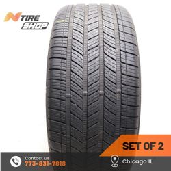 Set of 2 Used  8/32    255/45R19  104W  Bridgestone  Turanza EV Enliten