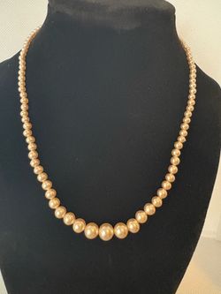 Vintage Faux Pearl Necklace