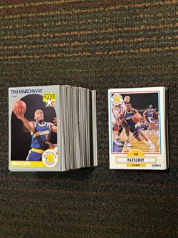 Tim Hardaway NBA Hoops & Fleer 90 Rookie Card Lot