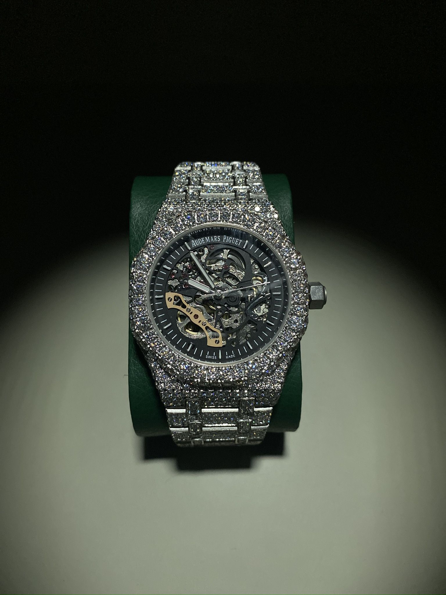 FO Moissanite AP Style Watch– Arabic Dial / Skeleton