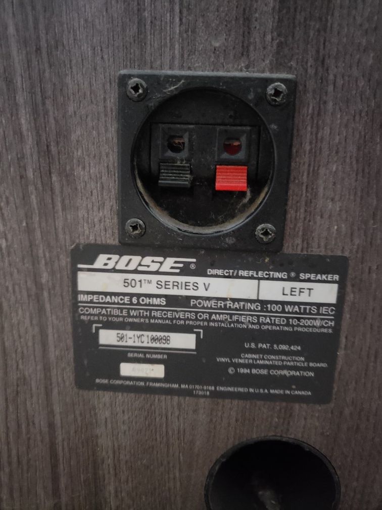 Bose 501 Series V Direct Reflecting Speakers for Sale in Philadelphia, PA -  OfferUp
