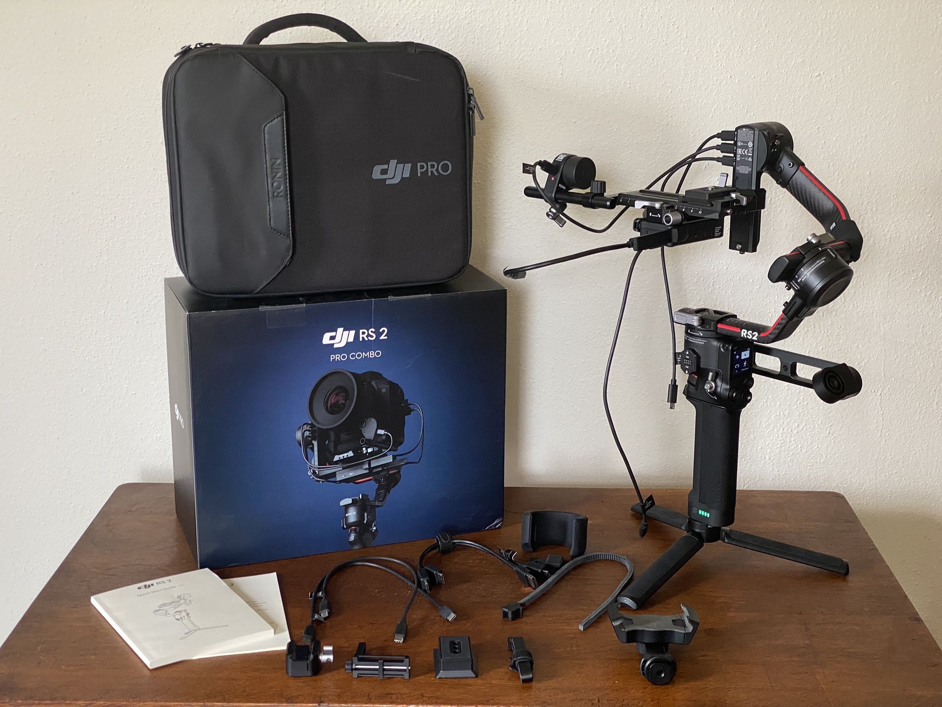 DJI RS2 Pro Gimbal With Raveneye And Follow Focus