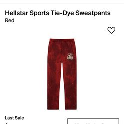 Hellstar Tie Dye Sweats 