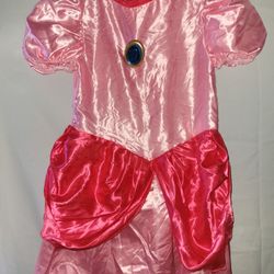 Super Mario Classic Princess Peach Girls Costume