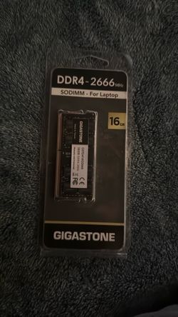 Gigastone 16GB DDR4-2666MHz SODIMM Laptop RAM