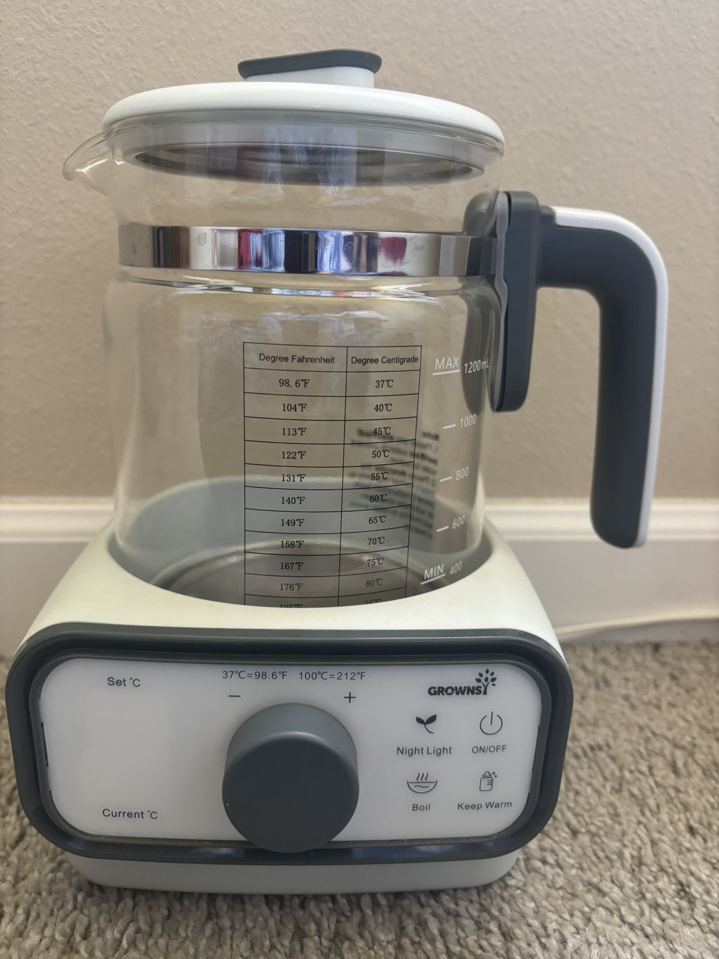 Grownsy Glass Kettle