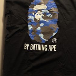 Bape Tee Black/Blue