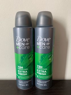 Dove Men Extra Fresh Deodorant Spray, Price for Both