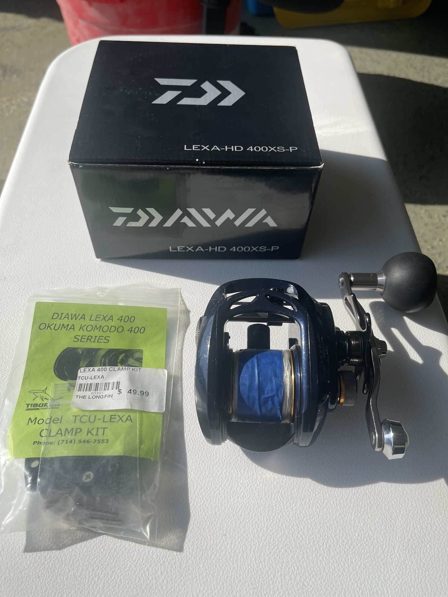 Daiwa Lexa 400HD with clamp