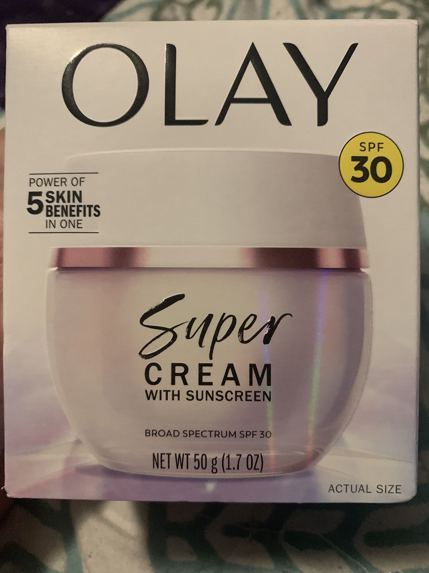 Olay SUPER CREAM WITH SUNSCREEN SPF30 50 Grams 1.7 FL OZ