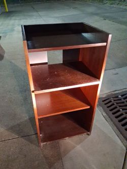 Refinished adjustable bookshelf. $40.
