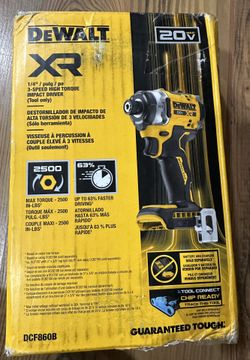 NEW DEWALT 20V MAX XR Cordless Impact Driver (Tool Only)