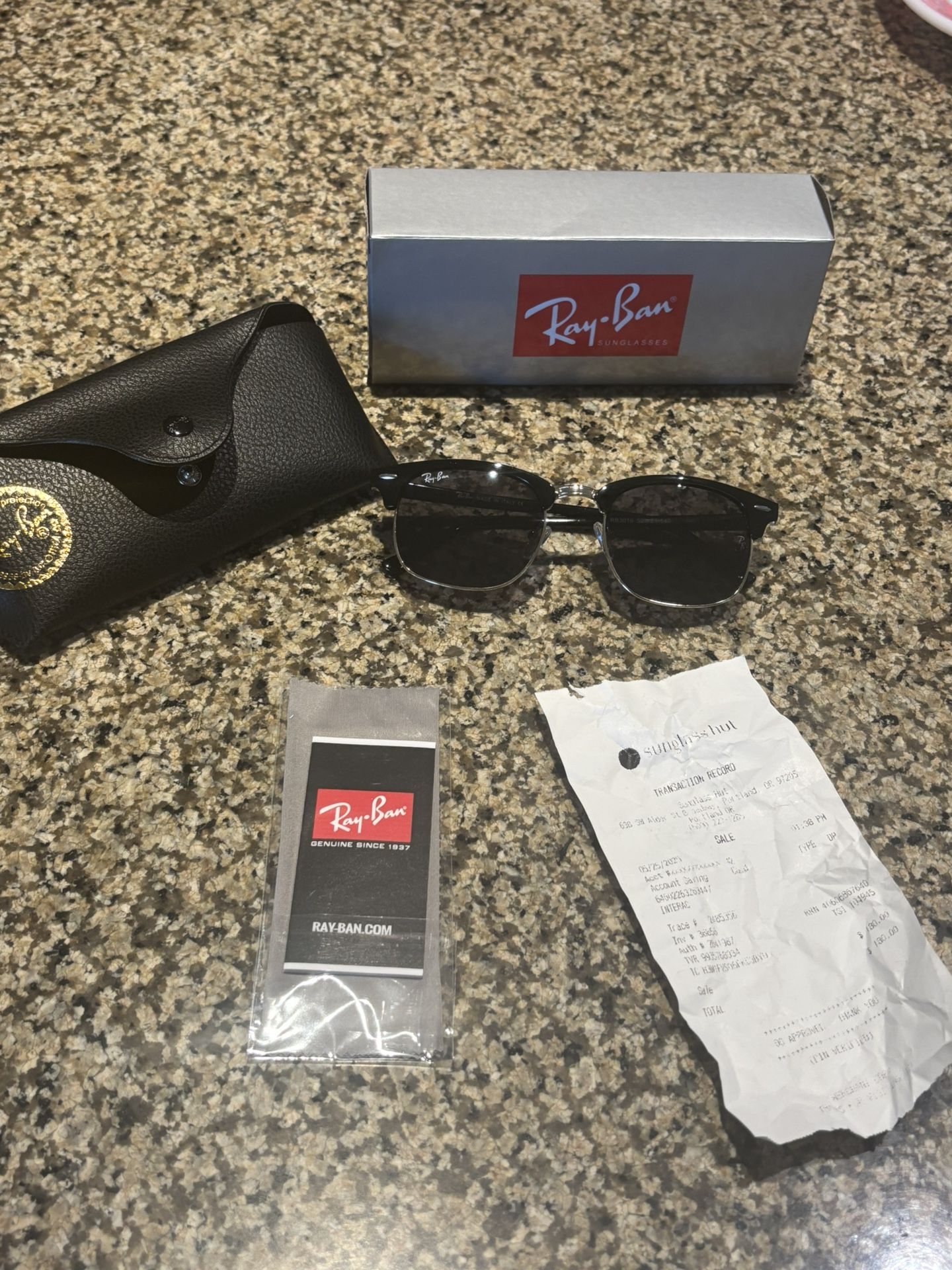 Ray-Ban Clubmaster Sunglasses – Brand New
