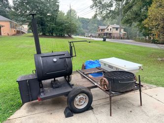 Custom Smoker and Grill Trailer