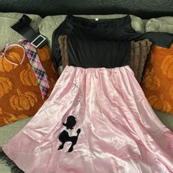 POODLE SKIRT DRESS COSTUME FOR WOMEN