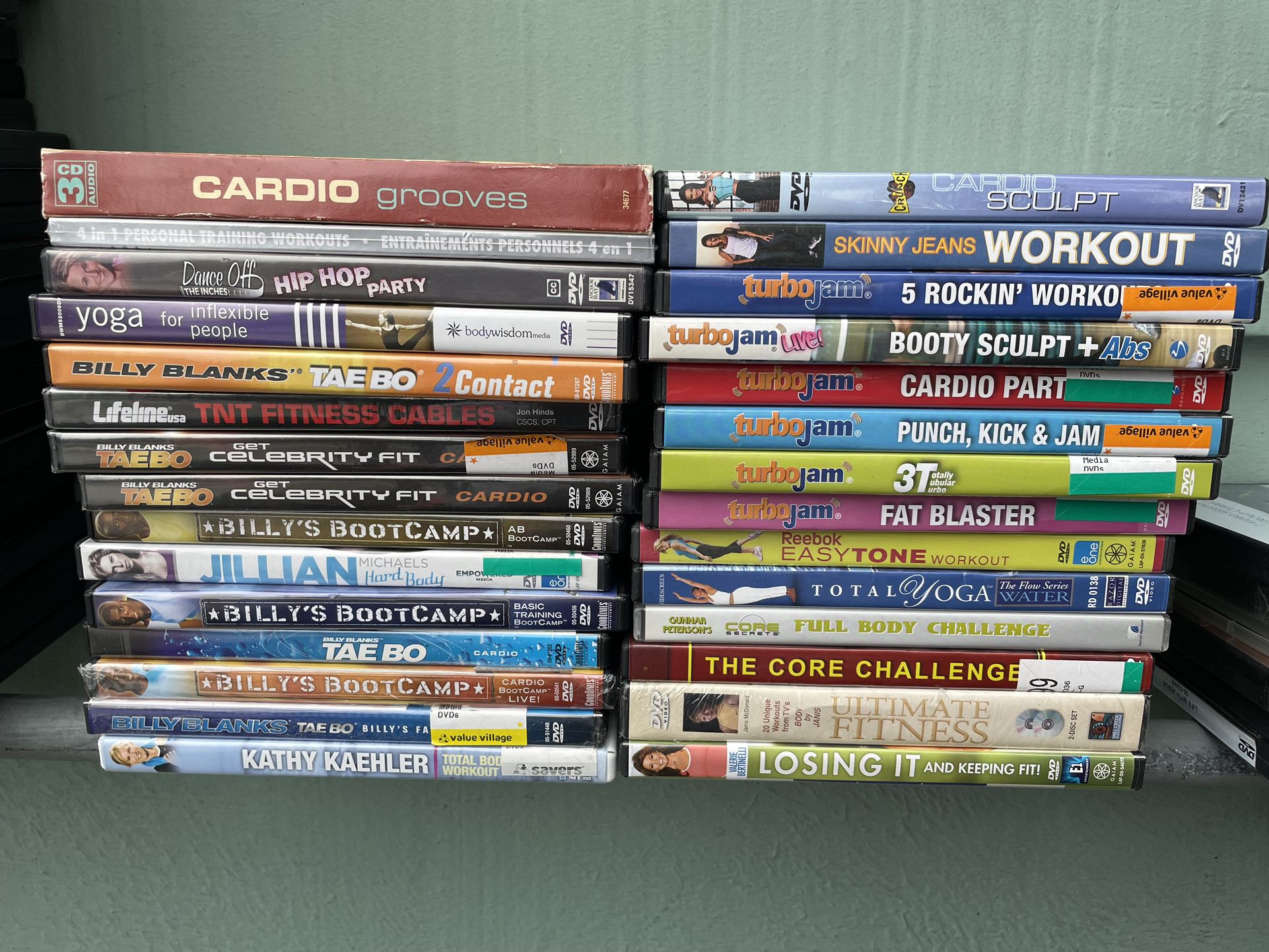 Lot Of Work Out DVDs (29 Total)