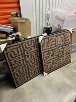 Black And Brown Abstract Painting 