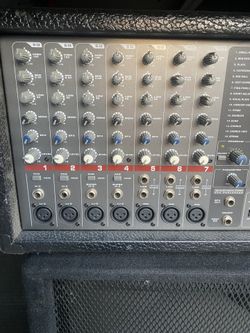 Powered Mixer and 2 Passive 15” Monitors