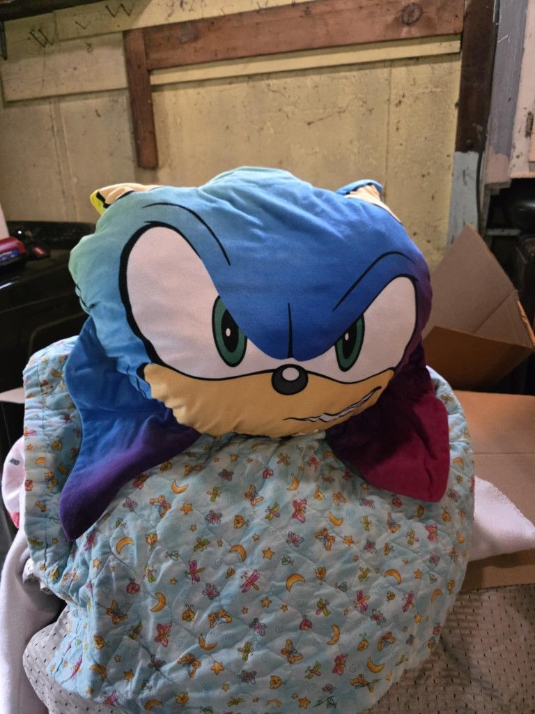 Sonic The Hedgehog Pillow 