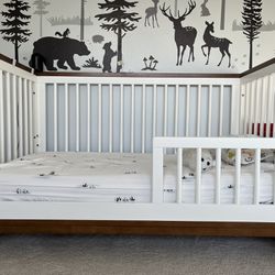 Babyletto Set:  convertible 3 în 1 crib + convertible convertible changing dressed 