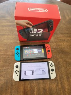 Nintendo Switch Console + Nintendo Switch 2 + Nintendo OLED
