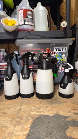 Ik spray bottles and pump sprayer
