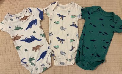 Dinosaur Onesies By Carter’s 3Month