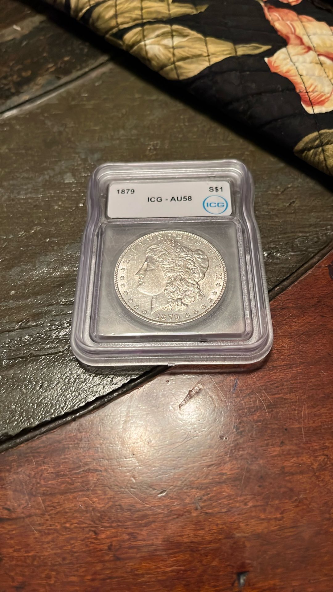 1879 Morgan Silver Dollar Graded AU58! UNC