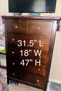 5 Drawers Dresser
