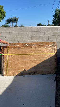 1/4” plywood sheets