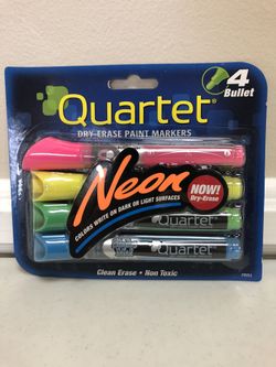 Dry erase paint markers