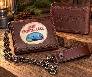 Friday the 13th Camp Crystal Lake Chain Wallet – Jason Voorhees Horror Collectible