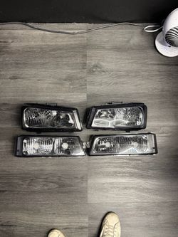 Smoke Headlights & Bumper Light For 2003-2006 Chevy Silverado 1(contact info removed) 3500