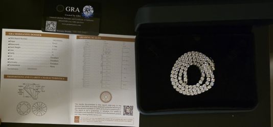 Moissanite Tennis Chain