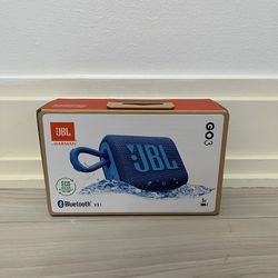 JBL Go 3 Eco- New In Blue 