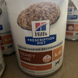 9 cans Hill’s Prescription Diet Dog Food k/d Chicken EXP 7/27