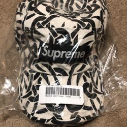 Brand New Supreme Celtic Knot Hat Black And White 