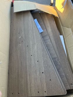 Brown book shelf