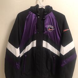 SUPREME NIKE HOODED SPORT JACKET PURPLE SIZE M