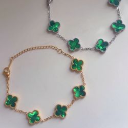 Four Leaf Clover Bracelet 