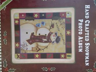 Snowman photo album