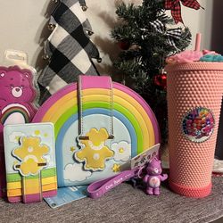 Care bear loungefly crossbody gift set 