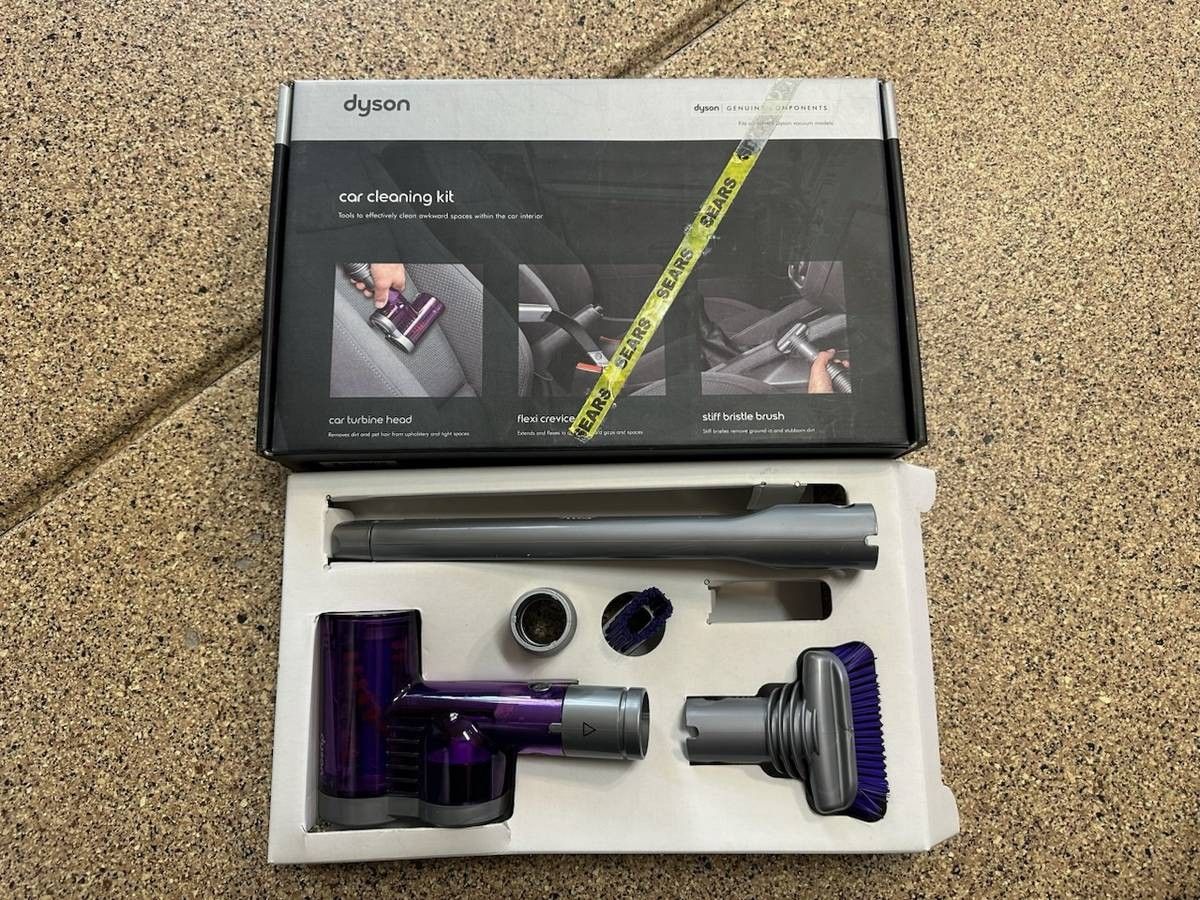 Dyson Car Cleaning Kit and Various Dyson Attachments