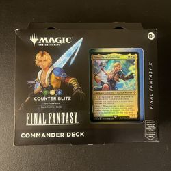MTG Magic The Gathering Final Fantasy X Commander Deck Sealed Counter Blitz New