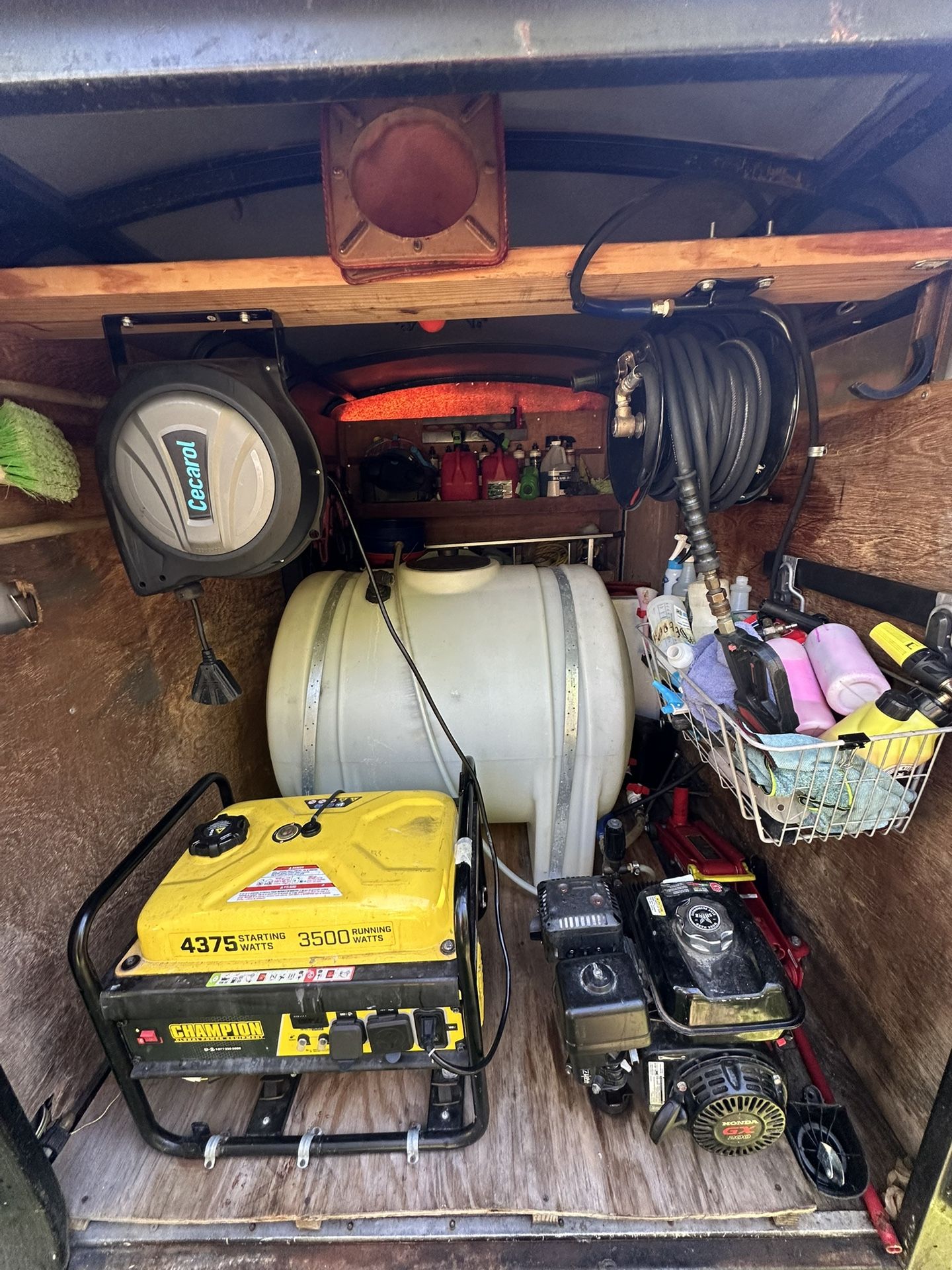 5x8 Mobile Detail Trailer