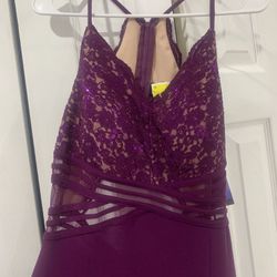 Purple Dress long 