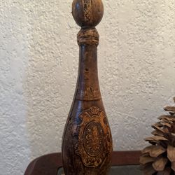 Leather Italian decanter bottle