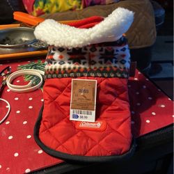 Coleman. New  Pet Sherpa Jacket  X Small 