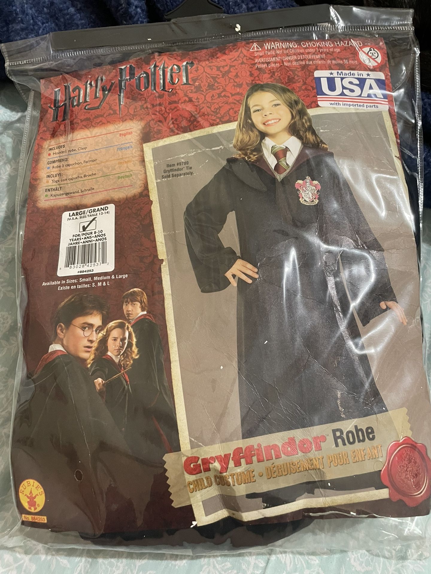 Harry Potter Gryffindor Robe And Tie