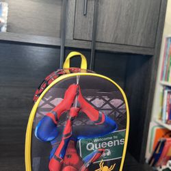 Disney Spider-man Rolling Luggage Rolling Suitecase School Travel With Handle